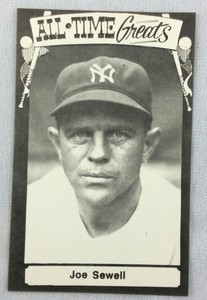 1973 Joe Sewell, New York Yankees TCMA All Time Greats Postcard