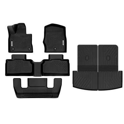 OEDRO TPE Floor Mats Cargo Liner w/ Backrest Mat for 2020-2025 Ford Explorer - Image 1 of 4