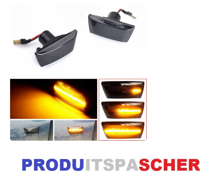 Clignotant dynamique pour OPEL SAFIRA B noir de france - Photo 1/1