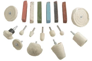 1X Gunson Polishing Kit 18Pc  Garage Diy Home Work Shed Mechanic - 77097 - Picture 1 of 2