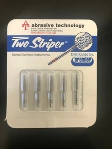 Premier - Two Striper Diamond - Flat End Taper, FG #700.11C, Coarse, 5 / Pkg - Picture 1 of 2