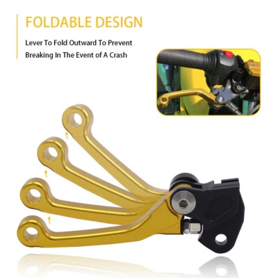 Embrague de freno de palanca CNC para motocicleta Yamaha TTR250 DT125R WR250R TW125 TW200 Foto 1 de 4