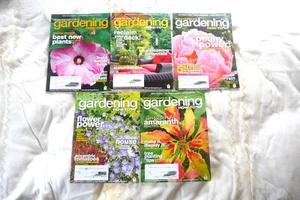 "GARDENING HOW-TO" MAGAZINES 5 ISSUES J/F M/A M/J SUMMER & FALL 2012 - Picture 1 of 3