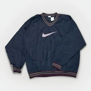 Vintage *RARE* Nike Air Jacket Mens XXL Center Swoosh Windbreaker Bomber Warmup - Picture 1 of 6