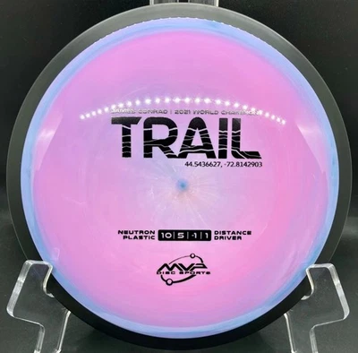 Axiom MVP Discs Neutron Trail - RARE Swirly Transitional Color Conrad Disc Golf - Image 1 of 4