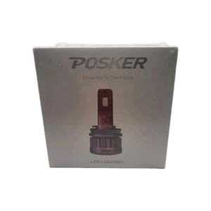 POSKER LED HEADLIGHT BULBS R1 9006 NEW IN SEALED BOX - Picture 1 of 5