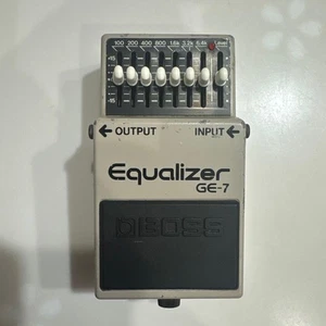 Boss GE-7 Seven Band Graphic Equalizer Effekpedal für Gitarre gebraucht - Bild 1 von 14