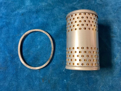 1956 1957 Ford Thunderbird Lincoln Mercury NEW fuel filter element dual quad 2x4 - Image 1 of 3