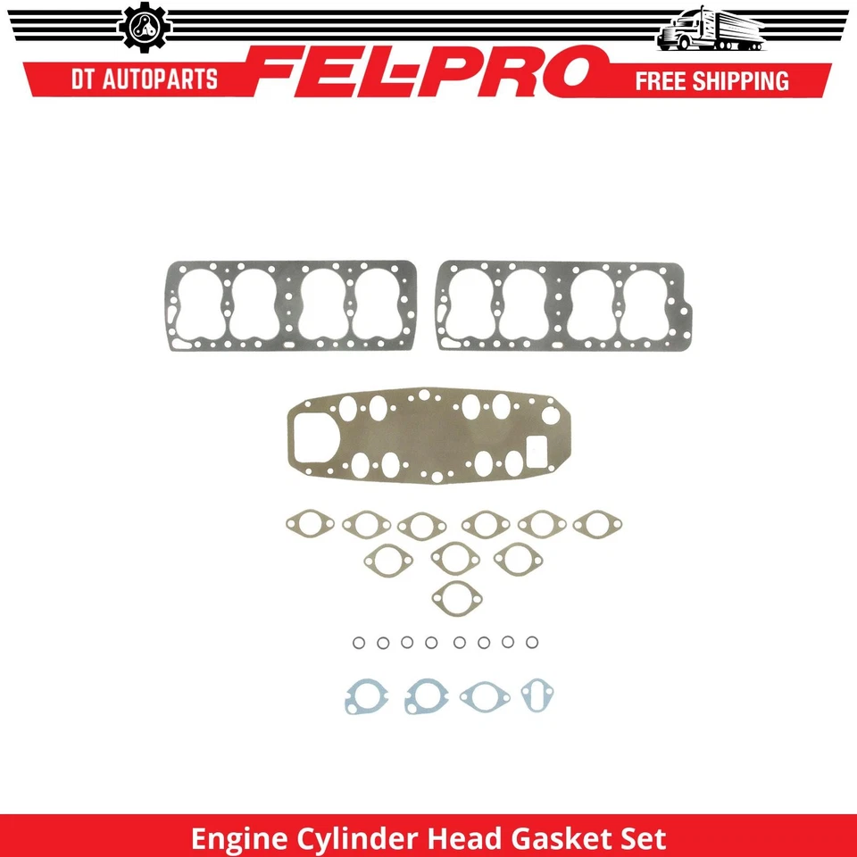 Juego de juntas de culata de motor V8 Fel-Pro 1949 1950 para Ford F-1 1948-1952 Foto 1 de 1