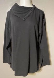 SUPER CUTE TIME AND TRU BLOUSE - SIZE XXXL 22 - BLACK PULLOVER - Picture 1 of 2