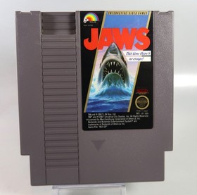 Jaws NES Cartridge Nintendo - Tested & WORKS - See Screenshots!