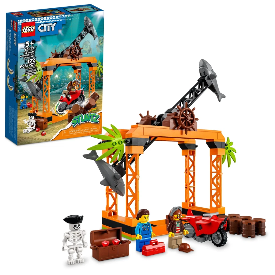 LEGO CITY: The Shark Attack Stunt Challenge (60342)