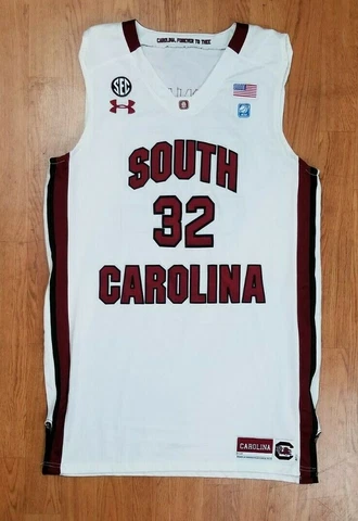 South Carolina Gamecocks #32 Basketball Jersey Damien Leonard 2011 Cover