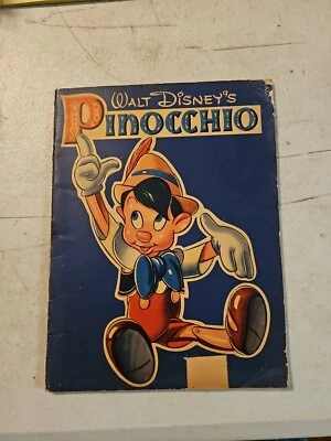Walt Disney's Pinocchio with Pictures to Color Whitman Publishing, 1939 - Image 1 of 4