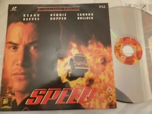 SPEED- LASER DISC FILM. PAL. 1995. KEANU REEVES, SANDRA BULLOCK, DENNIS HOPPER - Picture 1 of 3