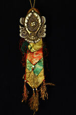 29 cm Tibet Buddhism Brass animal fish handcraft prayer flags pendant