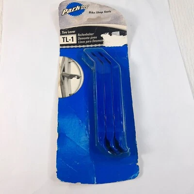 NUEVO PARK TOOL PALANCAS DE NEUMÁTICOS TL-1 Juego de herramientas para tienda de bicicletas 3 plástico azul Foto 1 de 4