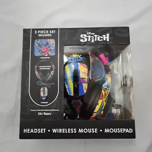DISNEY LILO & STITCH Headset / Wireless Mouse / Mousepad - Picture 1 of 10