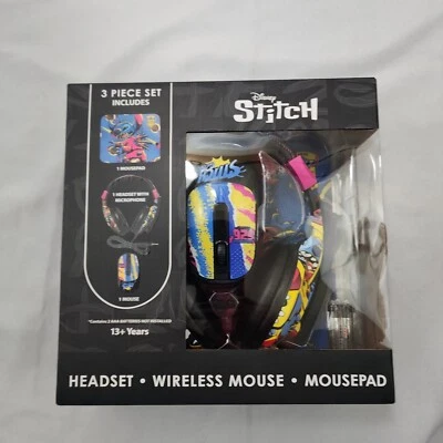 DISNEY LILO & STITCH Headset / Wireless Mouse / Mousepad - Image 1 of 4