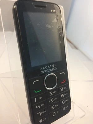 Alcatel One Touch 2045X O2 Black Mobile Phone BIG BUTTON SOLID BASIC PHONE 2.4" - Image 1 of 4