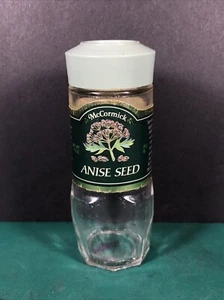 Vintage McCormick | Anise Seed | Spice Jar | Green Lid | Empty - Picture 1 of 10