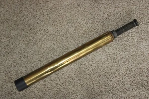 RARE Brass WW2 Era U.S Navy Quartermaster's Spyglass Keuffel and Esser N1290 - Picture 1 of 22