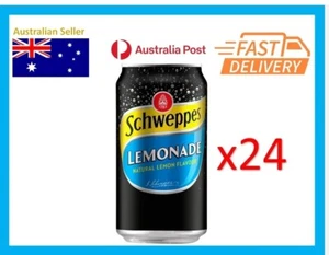 Pack of 24 Schweppes Lemonade Cans 375ml - Picture 1 of 2
