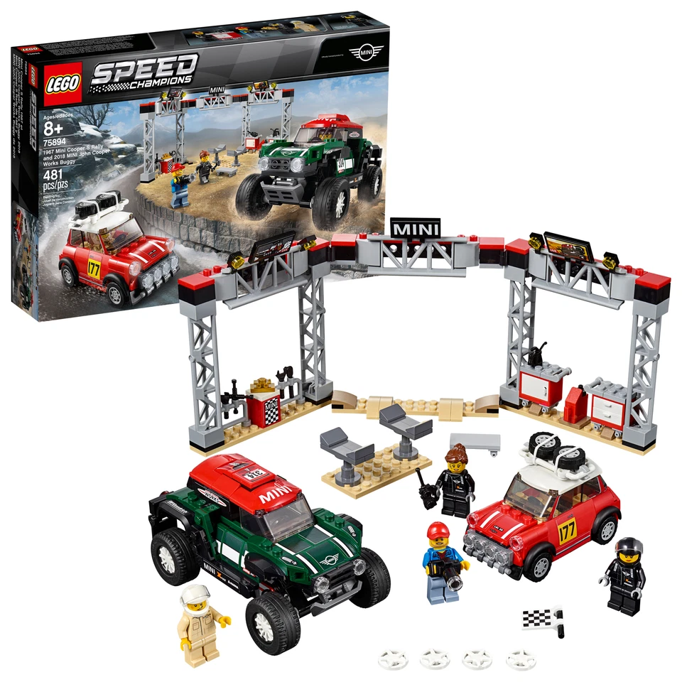 LEGO 75894 Racers 1967 Mini Cooper's Rally 2018 MINI John Cooper Works Buggy Set Foto 1 de 1