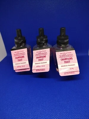  Bath & Body Works Wallflower Recarga Champagne Tostadas Lote de 3  Foto 1 de 4