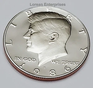 1986 S Kennedy Half Dollar CLAD ✼PROOF✼ BU - Picture 1 of 2