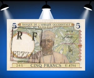 5 francos LIBIA 1938 PS M9 - Imagen 1 de 2