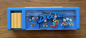 Rare Vintage Disney Ducktales Pencil Case 80s Cartoon 