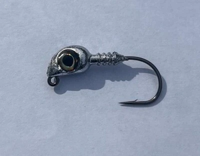 Bag Of 10 1/4 Oz Shad Style JigHeads With 2/0 Mustad Ultra Point 2x Strong Hooks - Image 1 of 2
