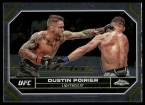 2024 Topps Chrome UFC #64 Dustin Poirier - Picture 1 of 2