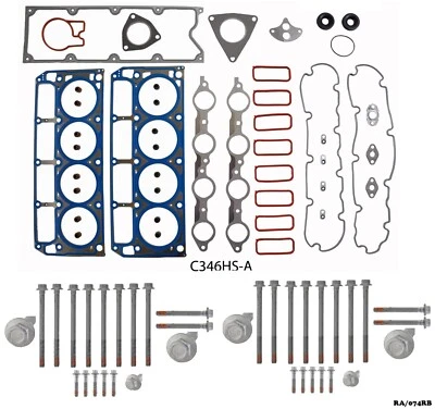 Jeu de Joints Culasse pour Chevrolet Pontiac CAMARO5.7 L. OHV 1997-98 Ra / 074RB Foto 1 de 4