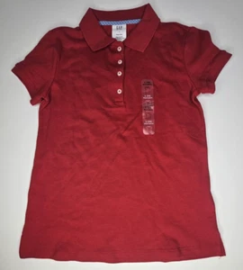 Gap Kids Polo Shirt Red Size Large 10 Youth NEW - Picture 1 of 6
