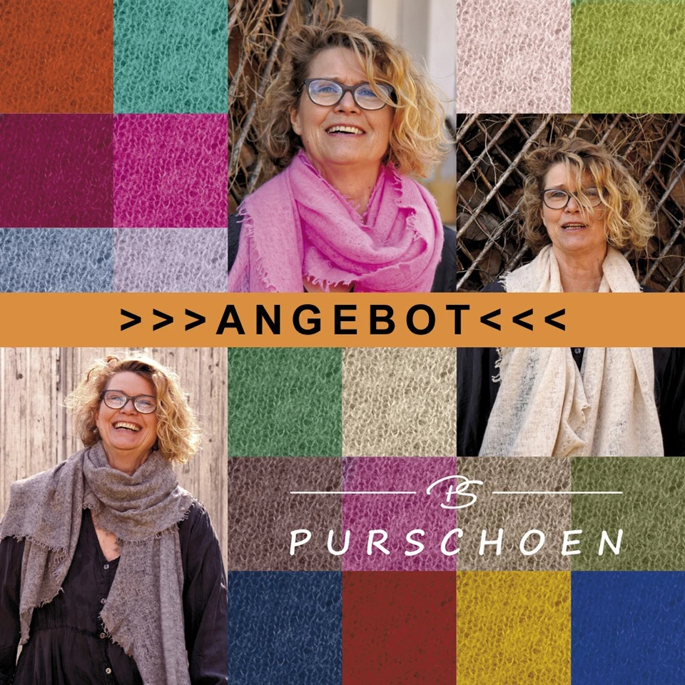 ANGEBOT: Schal Purschoen aus 100% Kaschmir