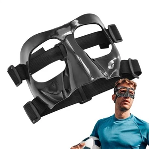 Sports Face Mask Nose Guard Face Guard For Broken Nose For Football Soccer Baske - Picture 1 of 12