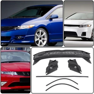 For Honda Civic 2006~2011 Front Top Windshield Cowl & Wiper Arm Trim Cover Panel - Picture 1 of 14