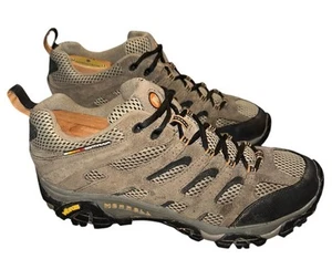 Merrell Walnut Mens Hiking Trail Walking Shoes Continuum Vibram Soles Size 10 - Picture 1 of 9