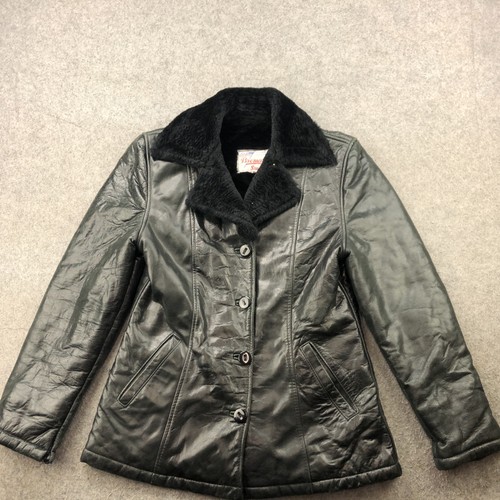 VETEMENTS Giacca Breman Studio donna media pelle foderata shearling made USA invernale calda