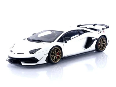 AUTOart 1/18 Lamborghini Aventador SVJ Pearl white Model Car Japan - Image 1 of 4