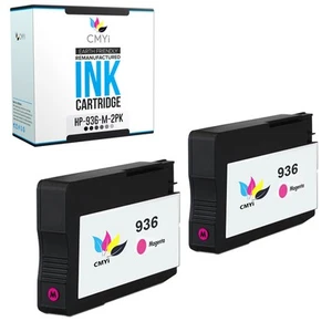 2PK CMYi Kompatybilne wkłady atramentowe 936 magenta do HP OfficeJet Pro 9110b 9125e - Zdjęcie 1 z 7