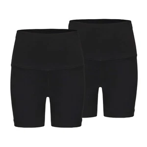 Slazenger Womens Cyc Short 2 Pack Cycling Shorts - Picture 1 of 14