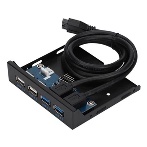 2 Port Usb3.0 + 2 Port Usb2.0 Hub Expansion Floppy Drive Front Panel ND - Afbeelding 1 van 12
