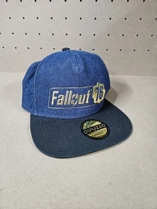 Fallout Vault 76 Baseball Cap Difuzed Dark Blue Denim - Bild 1 von 9