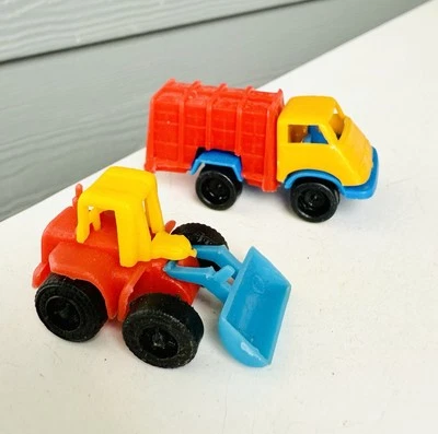 Lot Of BRUDER MINI Heavy Equipment Trucks Dozer CONSTRUCTION VEHICLES Germany x2 - Image 1 of 4