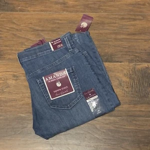Pantalones de mezclilla azules elásticos elásticos Gloria Vanderbilt Amanda talla 12 2 - Imagen 1 de 8