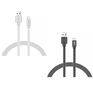 Cable plano Xyst de carga y sincronización USB a micro USB 4 pies con diseño sin enredos - Imagen 1 de 14