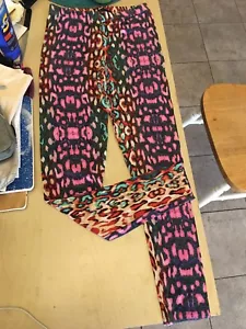 Topshop Multi Color Leopard print Leggings - Picture 1 of 2